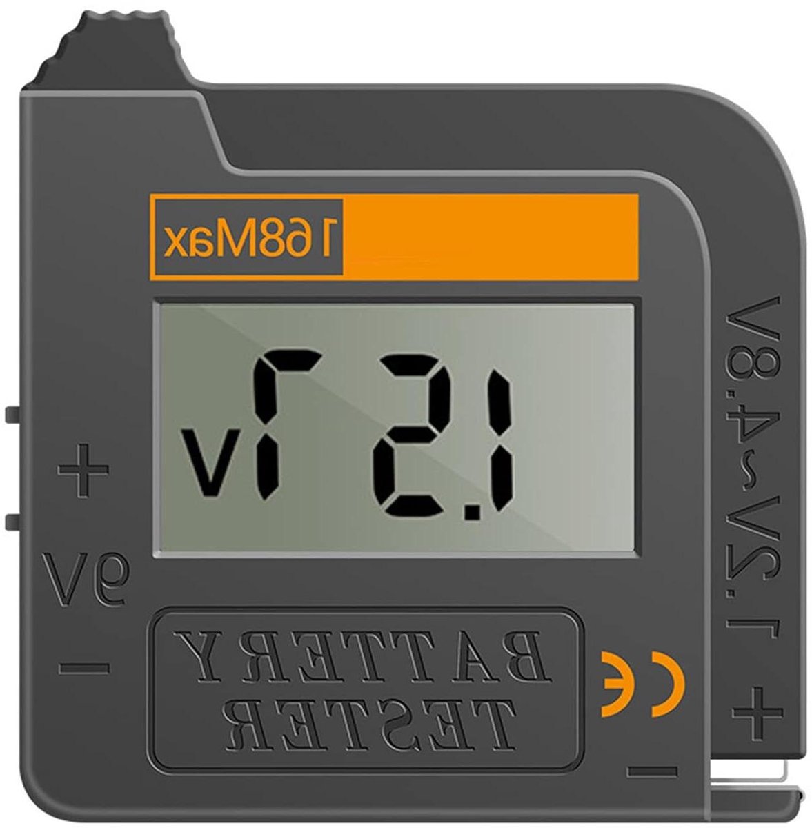 Digitale Batterij Tester - Batterij Controle Apparaat - Batterijen Controleren - Universeel Compatibel - 6 x 6 x 3 cm