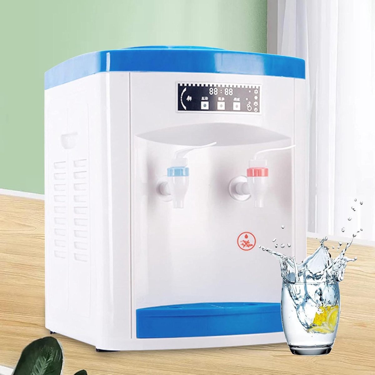 Elektrische Waterdispenser - Tafelwaterdispenser Warm Koud - Direct Water Tappen - 304 RVS Binnenkant