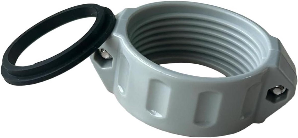 Spa Connector - Ring Adapter - Hot Tub Onderhoud - Lekvrije Verbinding - 7 x 6 x 2 cm - Grijs