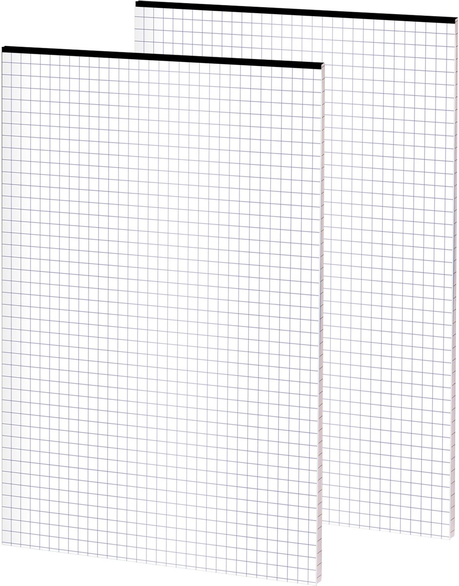 SnelShoppen - Kladblok A4 - TOP 2000 Colors - 100 Geruite Vellen - Perfect voor School, Kantoor en Creatieve Projecten - Stevig Papier in Kleurrijke S