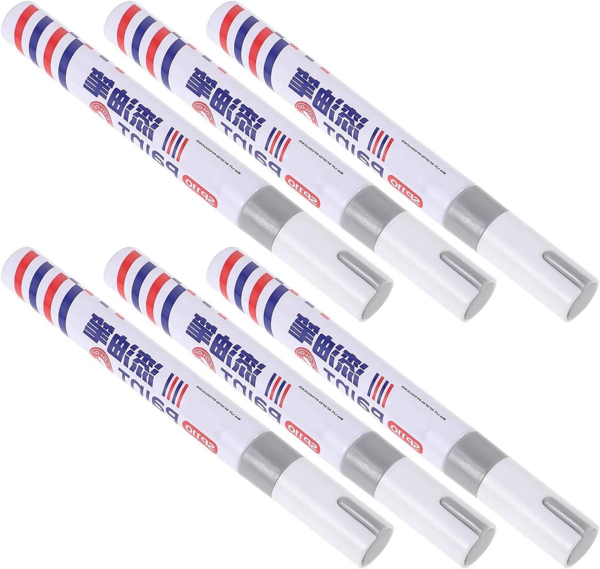 Olieverf Markers - Sneldrogende Stiften - Grafsteen Herstel - Waterdicht Weerbestendig - 145 cm - Zilver