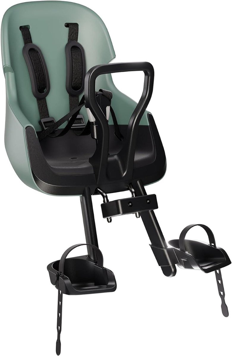 Voorfiets Baby Zitje - Kinderfietsstoel Voorkant - Veilig Fietsen - Dubbelwandige Constructie - 9-15 kg - Pepermunt