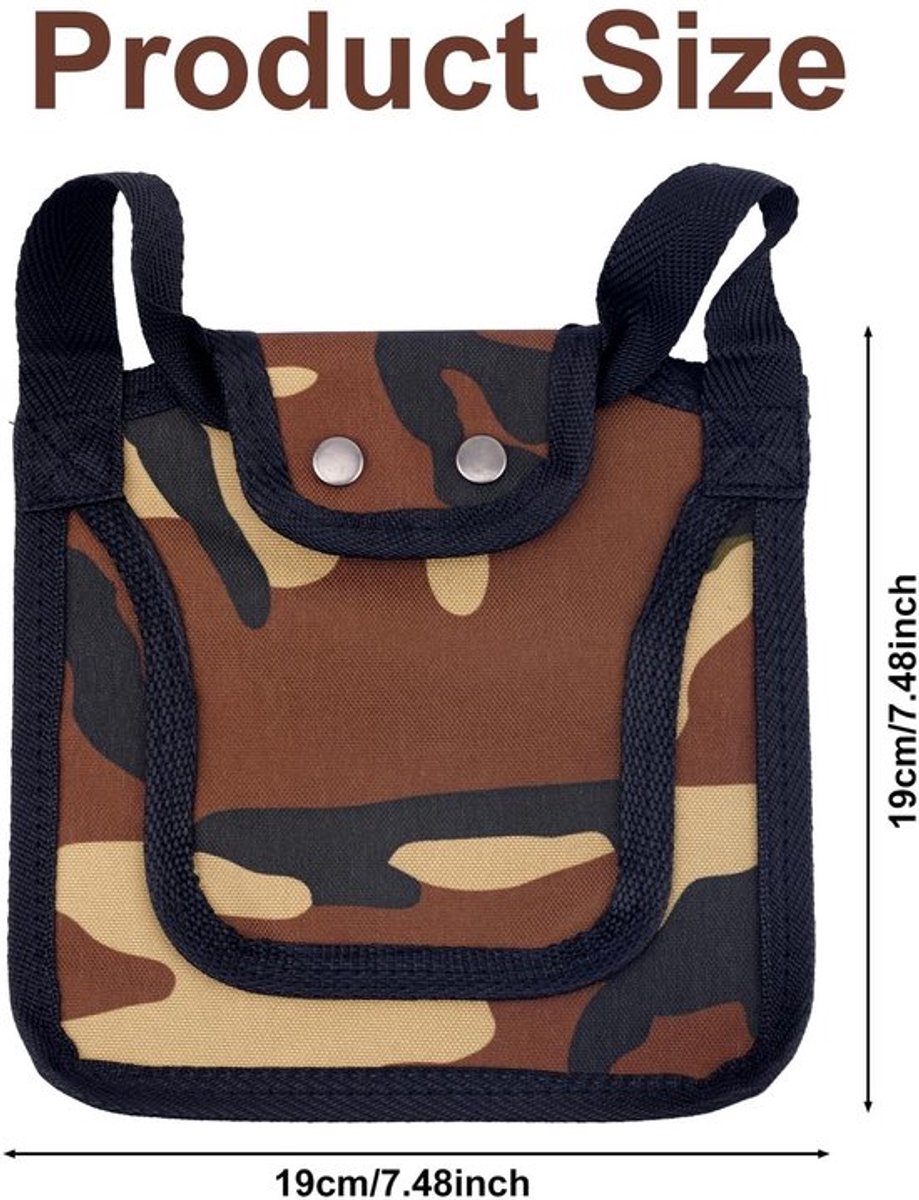 Kippenzadel 19 cm - 6 Stuks - Verstelbare Riem - Oxfordstof - Comfortabele Kippenschorten - Beschermende Accessoires - Kippenbescherming