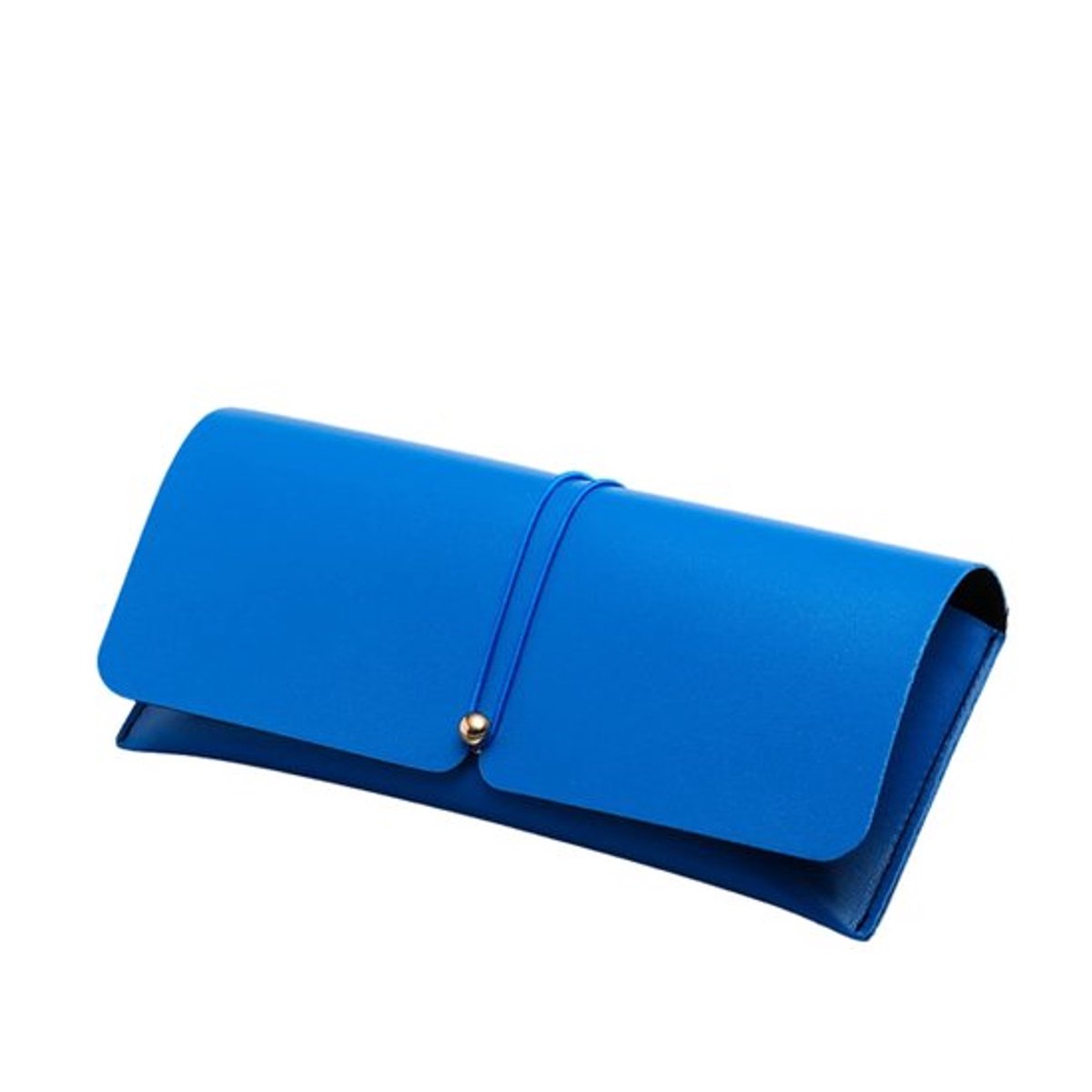 CHENGZI Vrouwen Lenzenvloeistof Case Zachte Draagbare PU Lederen Bril Pouch Slim met Bril Doek & Bril Tas