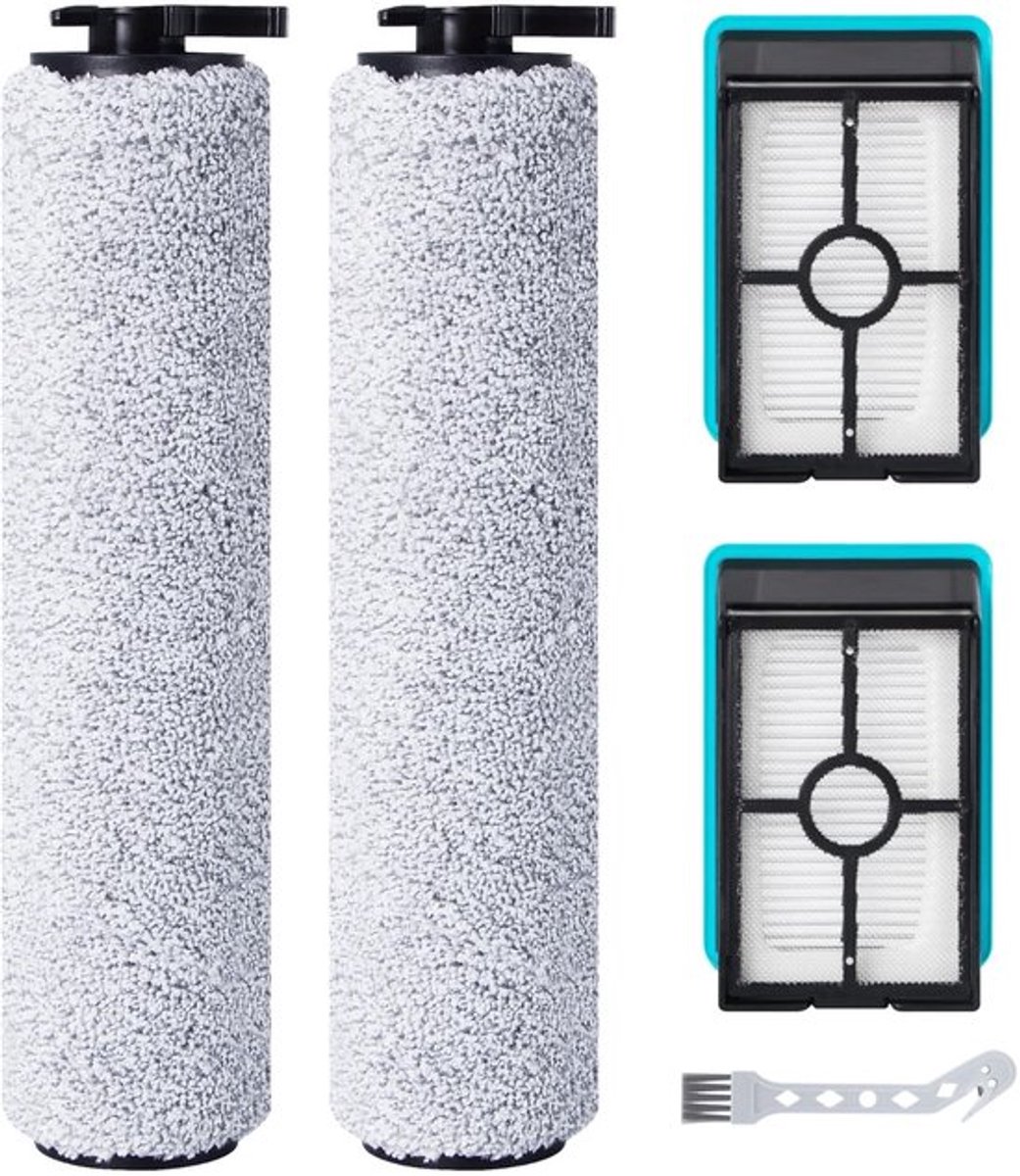 Accessoireset 5-delig - 2 Borstelrollen - 2 HEPA-filters - Reinigingsborstel - Compatibel met Bissell Crosswave - Natte/droogzuiger - Stofzuigeraccessoires