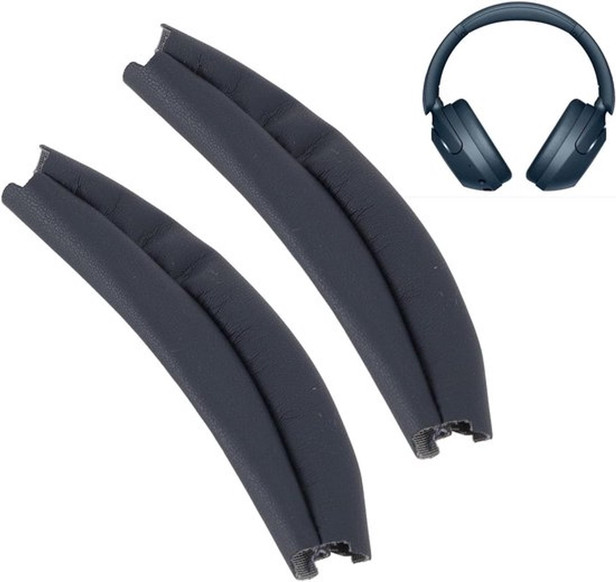 Vervangende Hoofdband Pads van Eiwit Leer voor WH XB910N - Comfortabele Hoofdband Cover met Hoge Elasticiteit