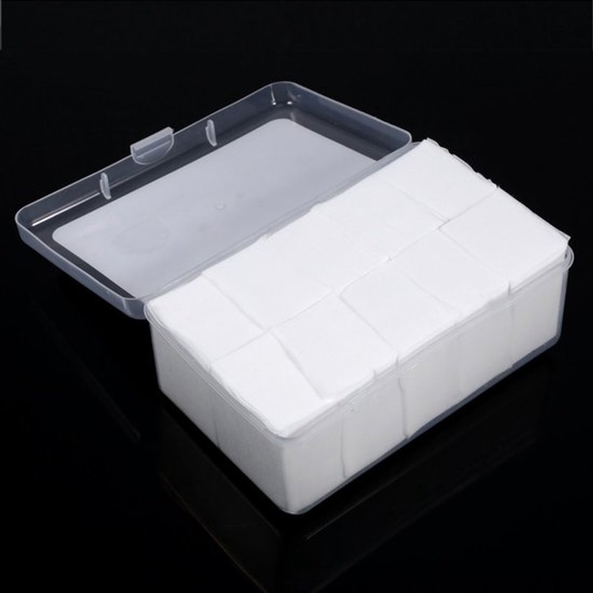 Reinigingspads 1000 Stuks - Katoenen Make-up Pads - Cosmetische Wipes - Nagellak Remover - Verpakking met Doos - Geschikt voor Gevoelige Huid