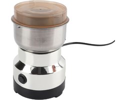 Elektrische Koffiemolen - Koffiemaler Bonenmaler - Verse Koffie Maken - Compact Roestvrij Staal - Niet gespecificeerd - Zilver