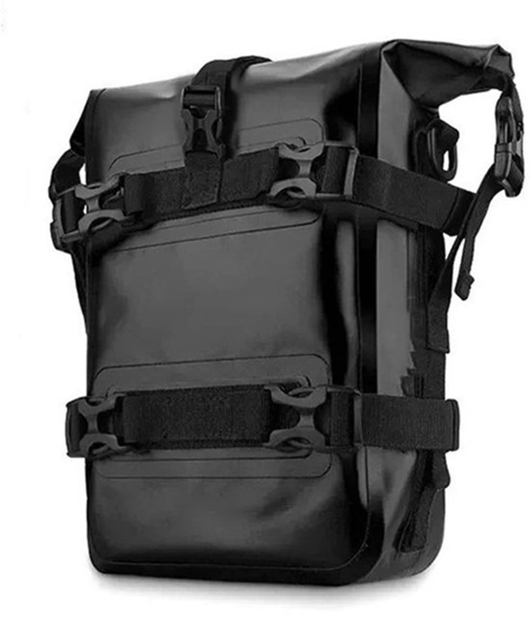 Motortas 8 Liter - Waterdicht - Schoudertas/Zadeltas - Motorfiets Zijtas - Frametas - Compact 37x19x10 cm