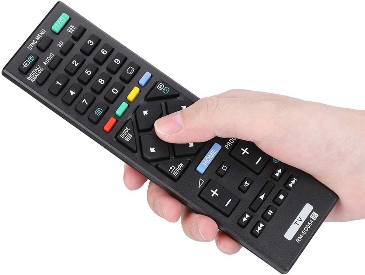 SnelShoppen - Vervangende TV Afstandsbediening Rm Edo54 - Slimme TV Afstandsbediening - Geschikt voor Meerdere Functies - Geen Programmeren Nodig - Di