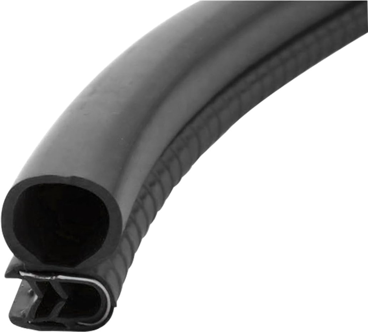 Autorandbescherming - Deurafdichting Rubber - Auto Beschermen - Zelfklevend met Clips - 6 Meter - Zwart