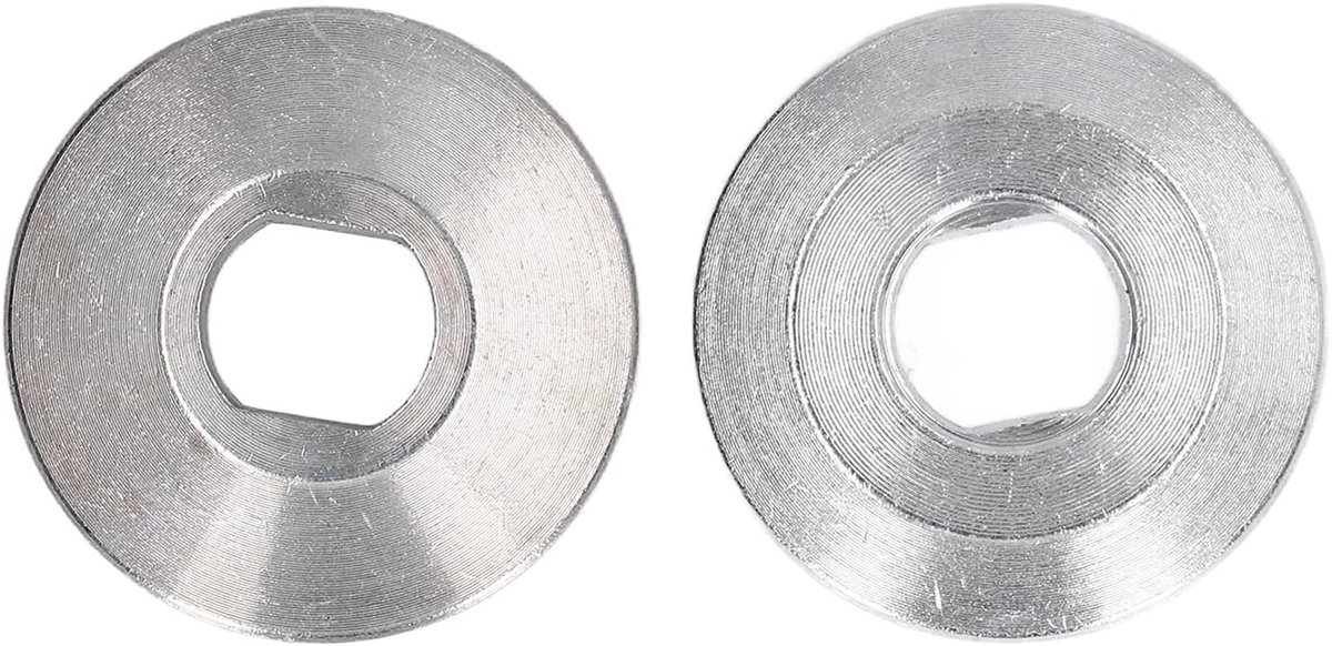 SnelShoppen - Zaagblad Klemring Set van 2 Stuks - 45mm Diameter - Compacte Drukplaat voor Aluminium Zaagmachine - Cemented Carbide - Voor Professionee