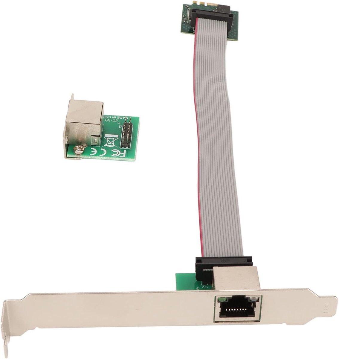 SnelShoppen - M.2 A+E I210AT Gigabit Netwerkadapter - 10/100/1000Mbps RJ45 Enkele Poort Ethernet Kaart NIC voor Server, Linux, Hoge Prestaties, Compat
