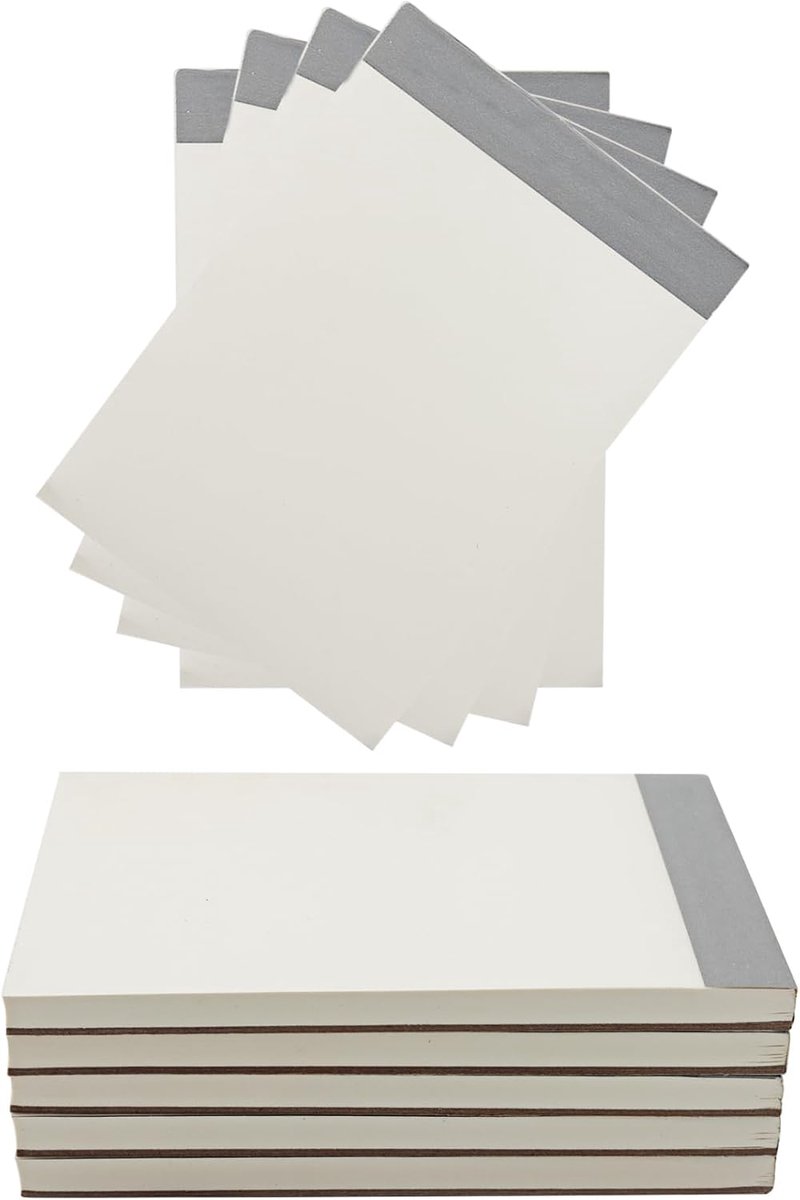 SnelShoppen - 20 Stuks A6 Notitieblok Navullingen, 70 Vellen Blank Papier Notitieblokken, Mini Pocket Memo Pads voor Notities, Herinneringen en Planni