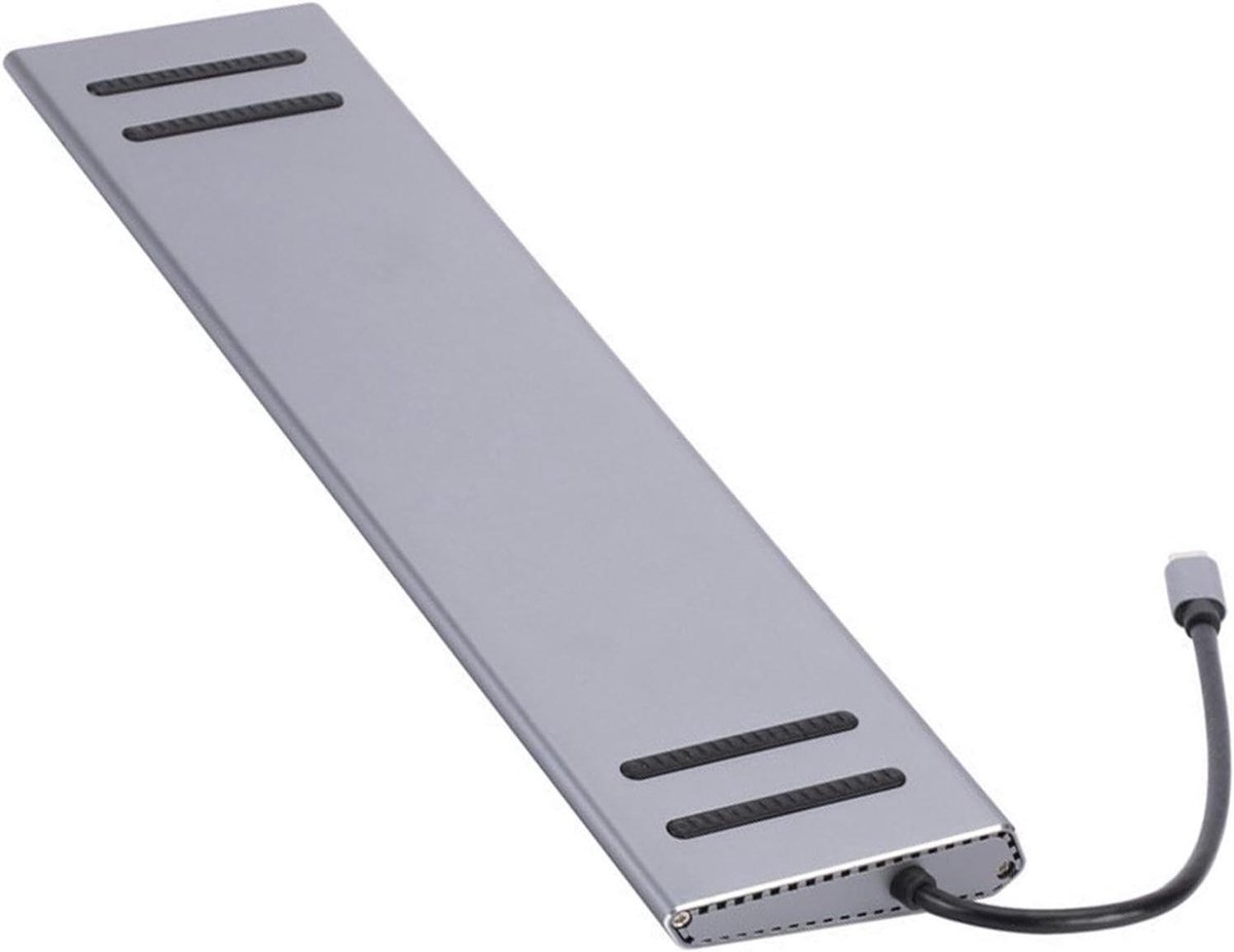 Laptop Docking Station - USB C Hub - Productiviteit Verhogen - Snelle Dataoverdracht - 5 Gbps - Grijs