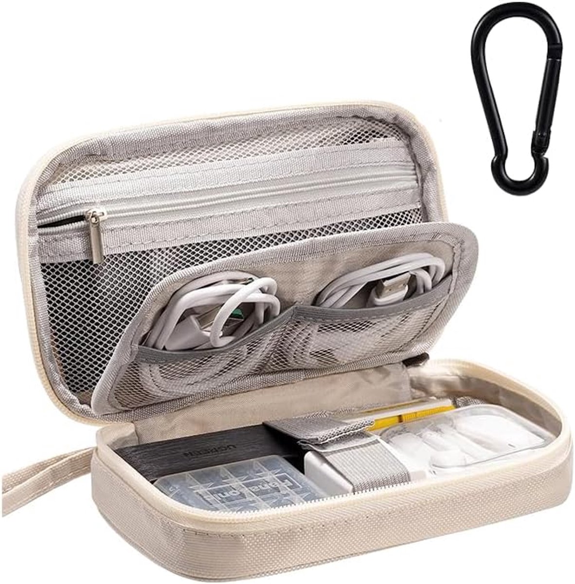 SnelShoppen - Accessoires Tas Reistassen Elektronica Organizer Kabels Tas, Oplader Tas, Handtas Essentiële Items, Reis Kabel Organizer voor Powerbank,