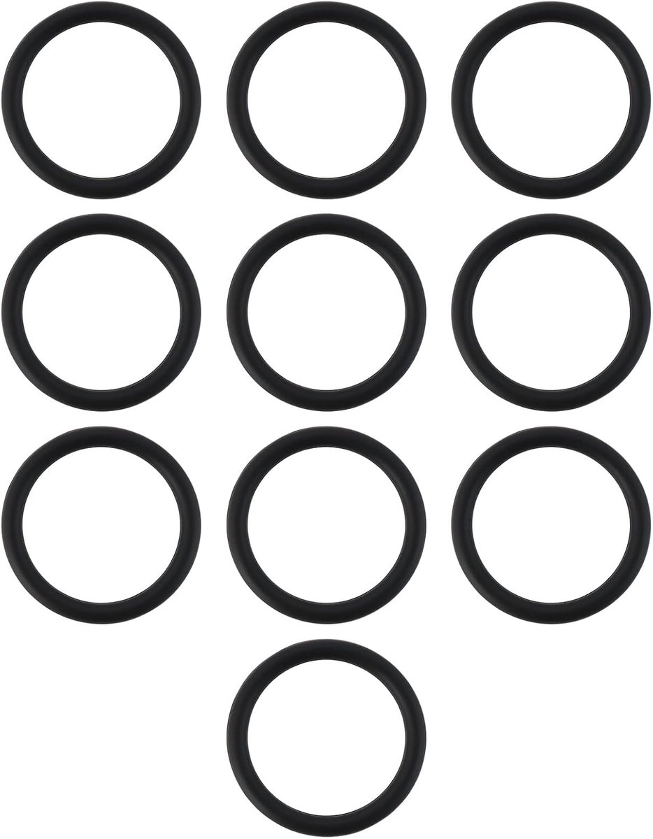 SnelShoppen - 10 Stuks Grasmaaier Inlaatbuis O-Ring 270344S Vervangingsonderdeel voor Briggs en Stratton 3.5PK Motor