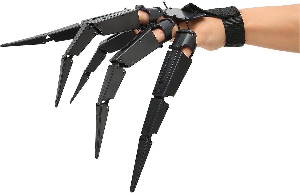 Articulated Fingers voor Halloween, Griezelige Cosplay Accessoires en Party Supplies, Scary Claw Props voor Feestjes en Theatrale Optredens