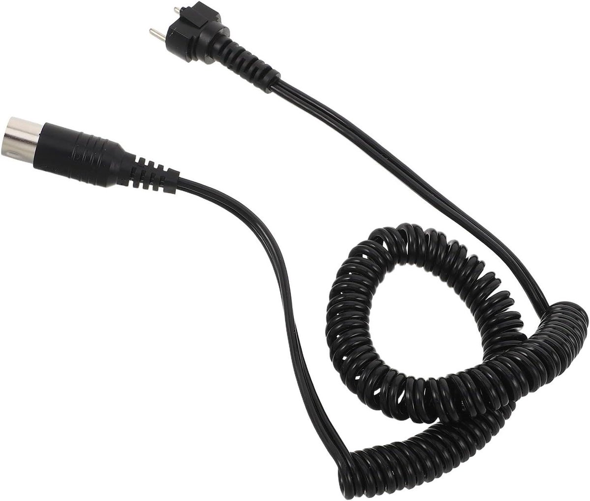 Vervangend Snoer Nagelfrees - Stroomkabel Handstuk - Nauwkeurig Manicure Werk - Robuuste Gevlochten Mantel - 60 cm - Zwart