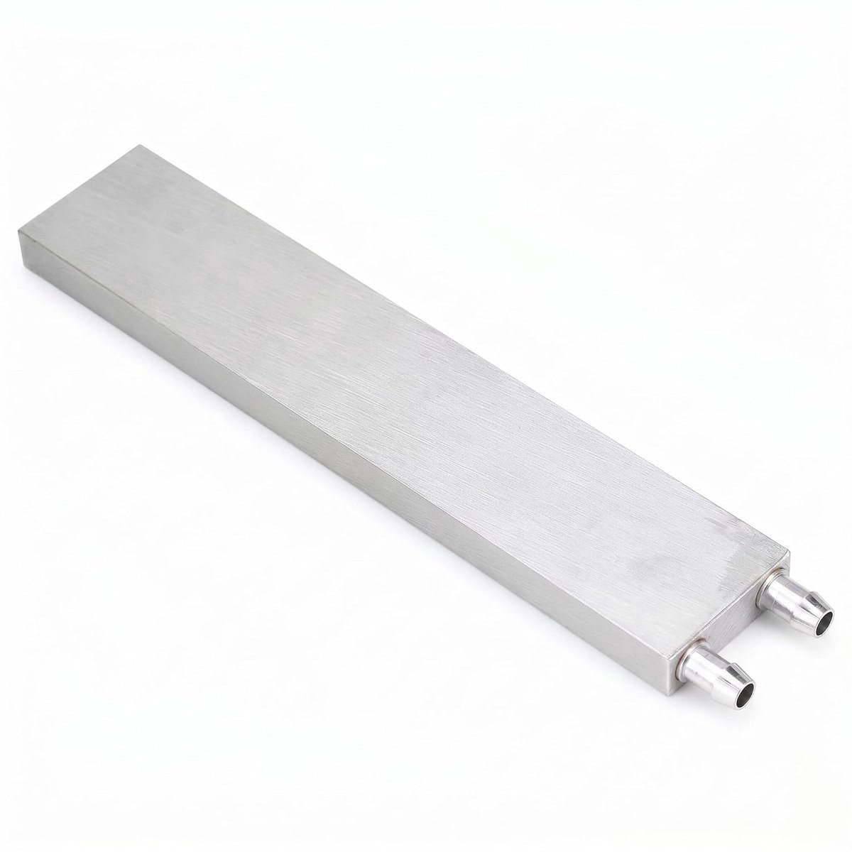 SnelShoppen - Waterkoelblok Aluminium voor Vloeistofkoelsysteem, CPU Radiator, 40x200x12mm, Zilver, Geschikt voor PC en Laptop