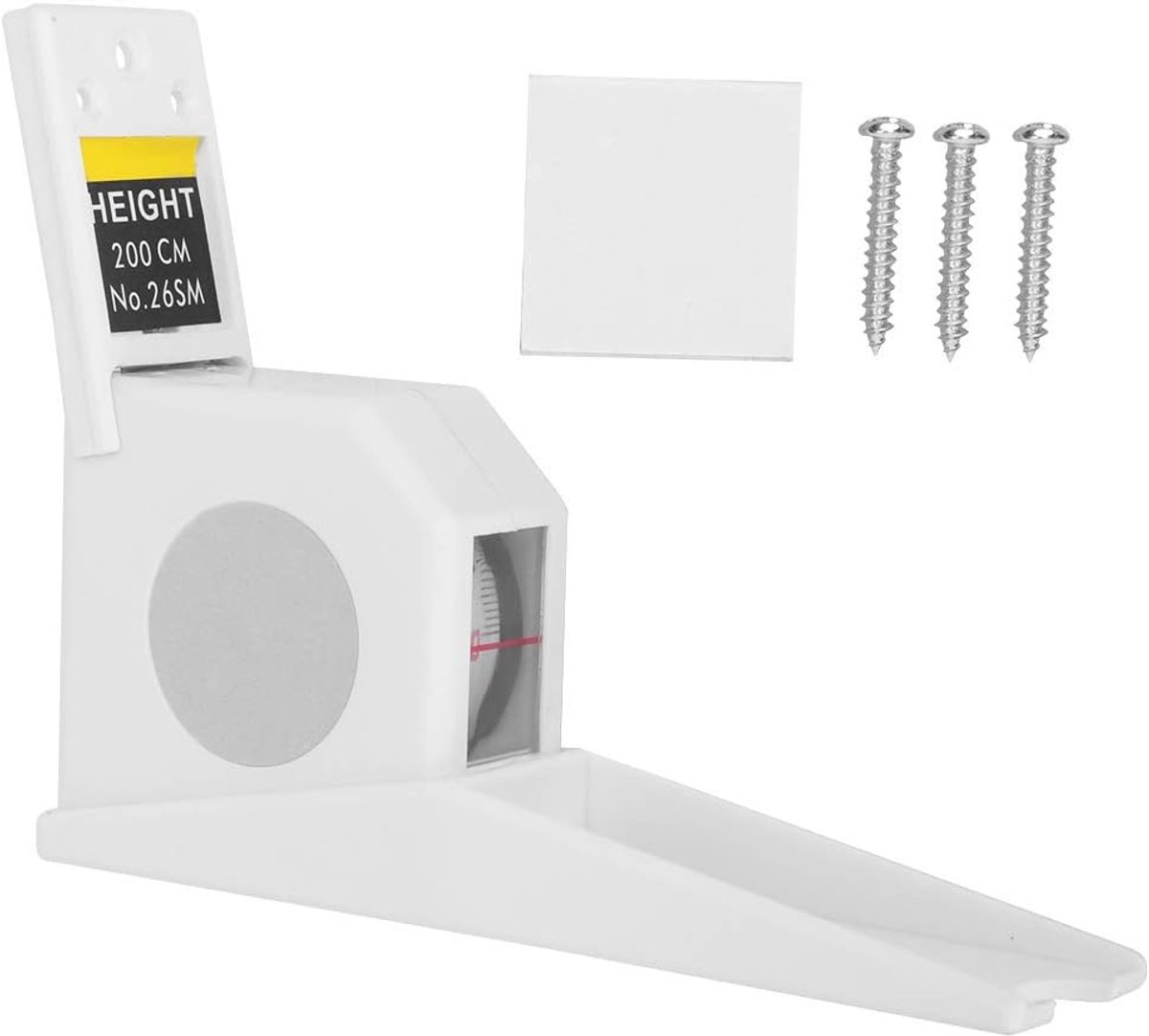 Lengtemeter 2 Meter - ABS Wandmontage - Duurzaam en makkelijk af te lezen - Voor volwassenen en kinderen - ShopVlot