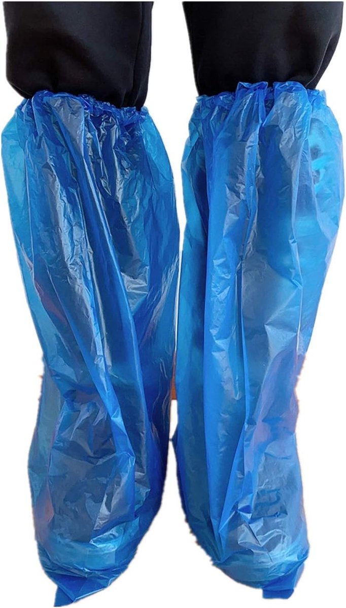 SnelShoppen - Wegwerpschoeisel - 100 Stuks (50 Pairs) - Binnen Schoen- en Laarsbeschermers - Vloerbescherming - Stofdicht - Buiten - Antislip - Duurza