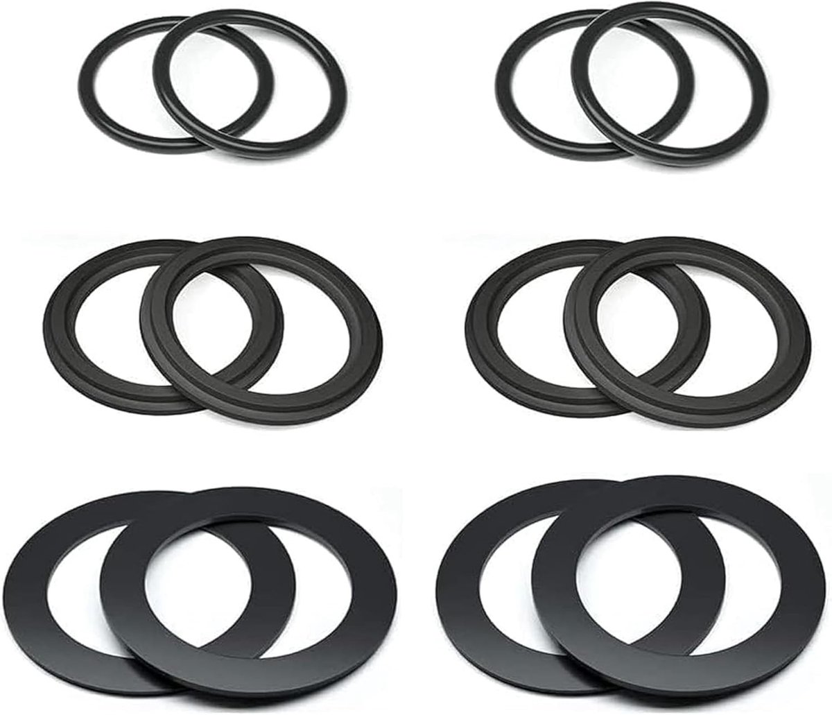 Set van 12 Vervangende O-Ringen voor Zwembadpompen, Rubber O-Ringen, Waterdichte Seals voor Intex en andere modellen