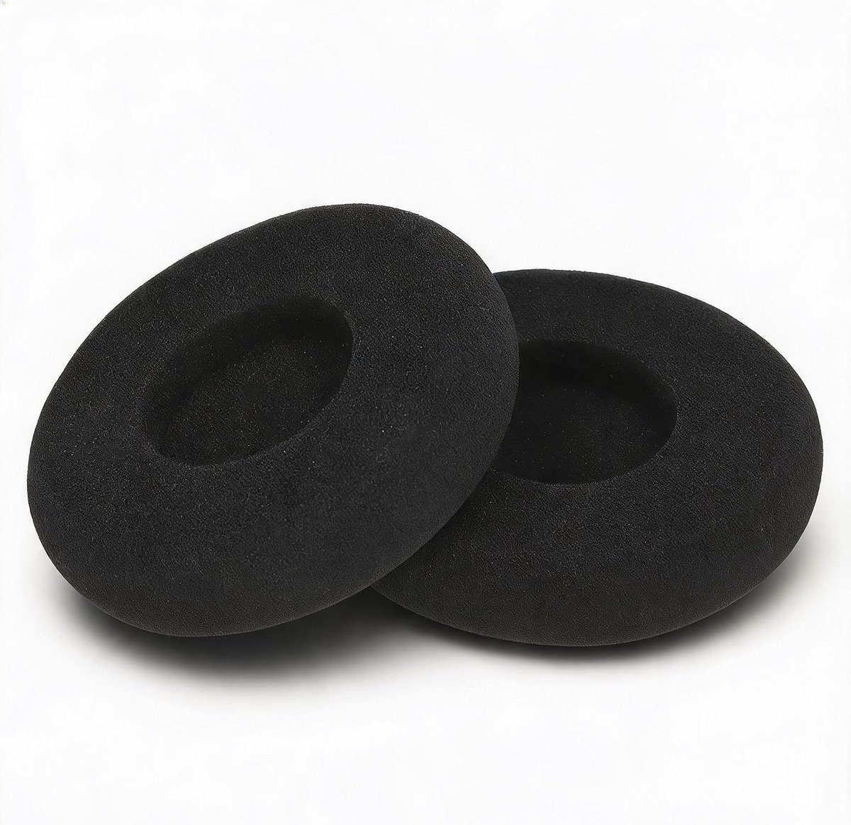 SnelShoppen - Vervangende Oorkussens voor GRADO SR60 SR80 SR225 M1 M2, Zachte Faux Leer + Geheugen Schuim, Hoofdtelefoon Accessoire (Zwart)