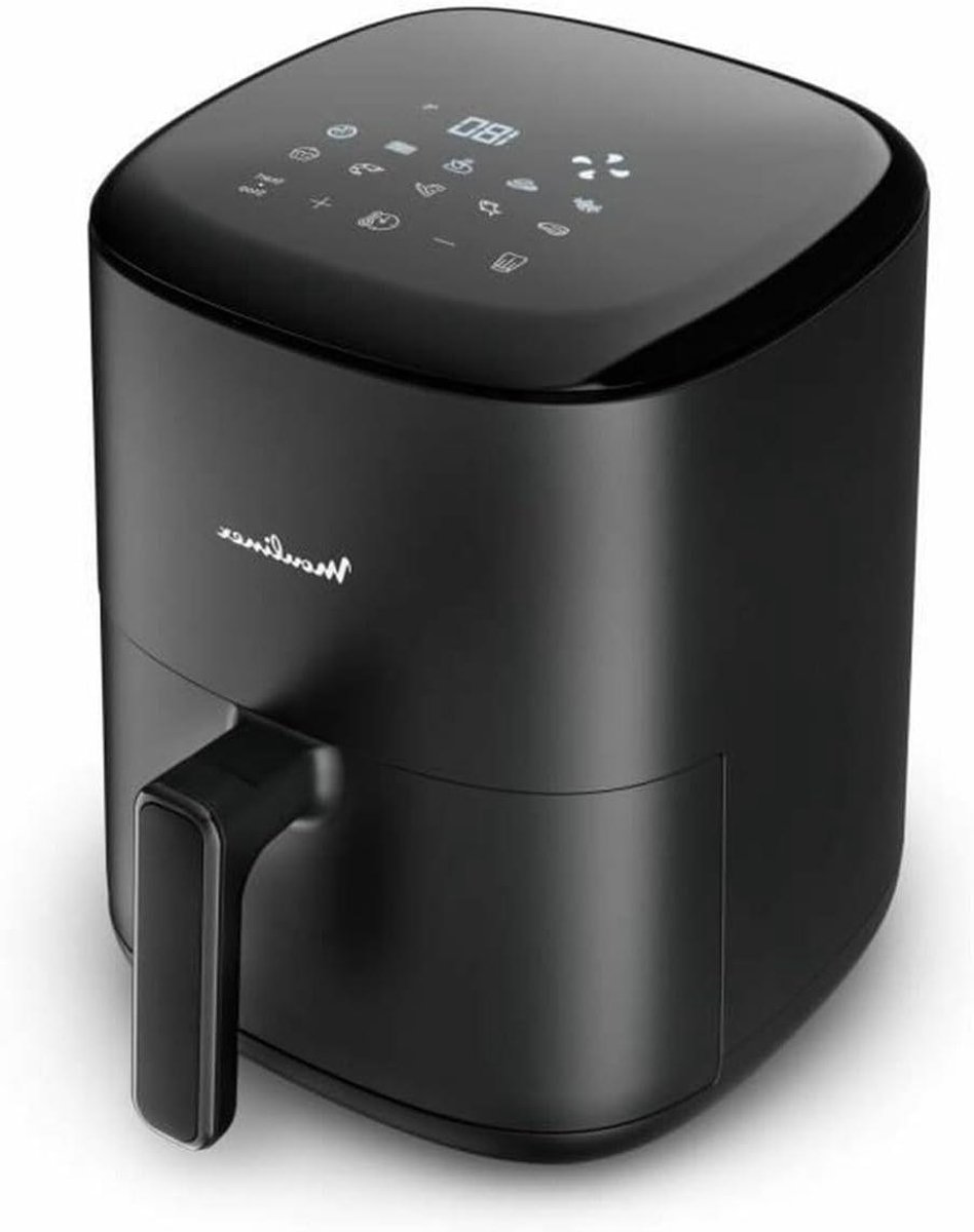 Luchtfriteuse - Airfryer Frituurpan - Gezond Frituren - Digitaal Display - 3 liter - Zwart