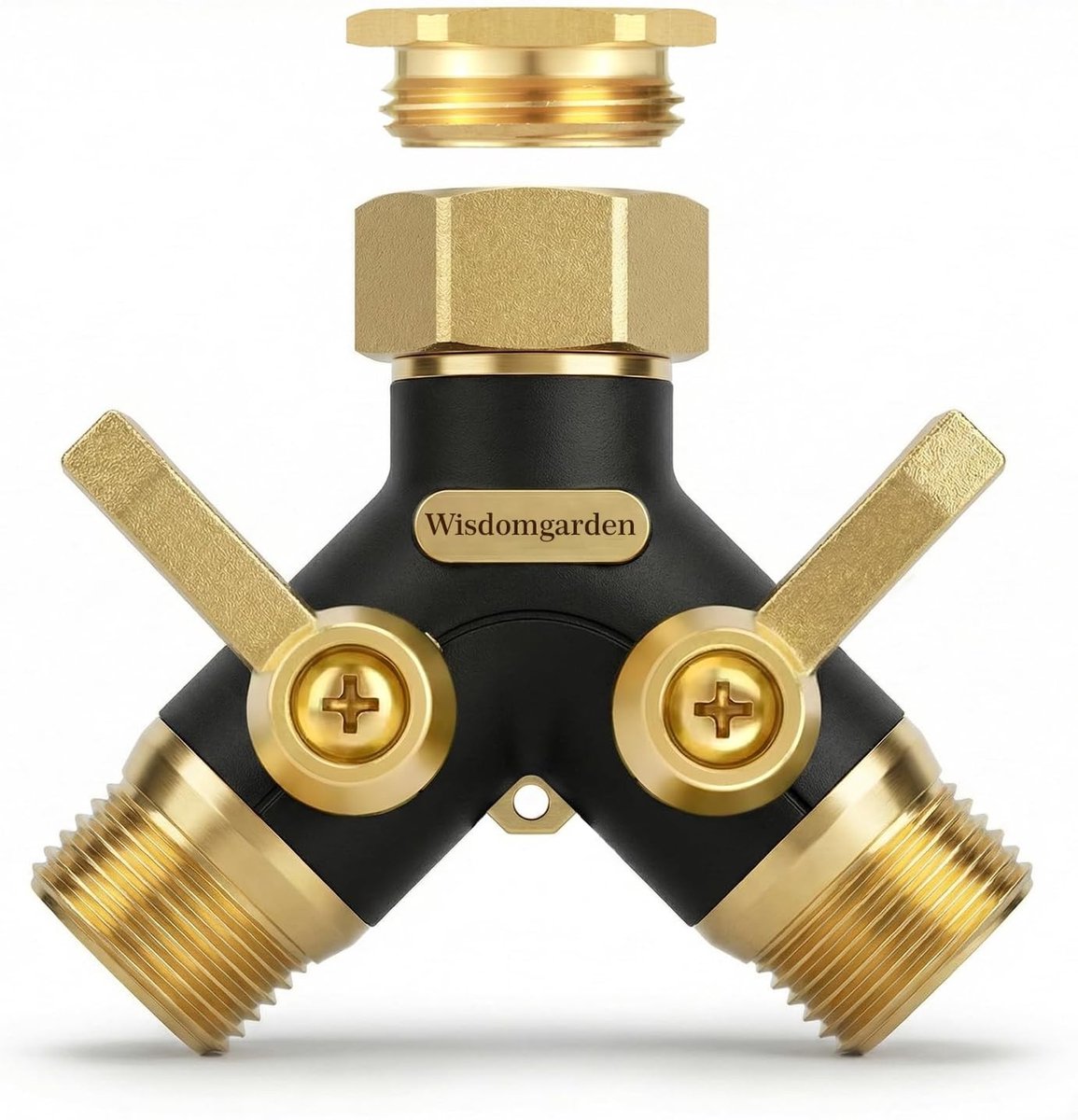 Tuinslangverdeler - Metaal - 1 inch - Met 3/4 inch Adapter - Voor Tuinbewatering