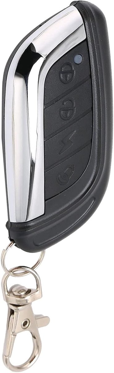 SnelShoppen - 4-Kanaals Draadloze Afstandsbediening, Universële 433MHz Leerfunctie, Ideaal voor Garagedeuren, Elektronische Deuren, Auto's, Poorten, A