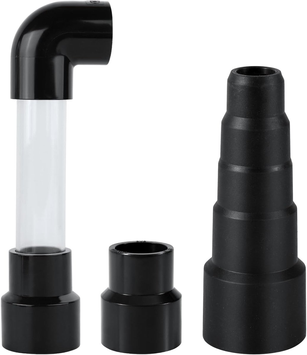 SnelShoppen - 3 Stuks Nat Zuigmondstukken, Universele AC Afvoerlijn Reiniger, Vacuüm Slang Adapter voor PVC Buis DN25 1 Inch, Voor Ontstoppen en Afvoe