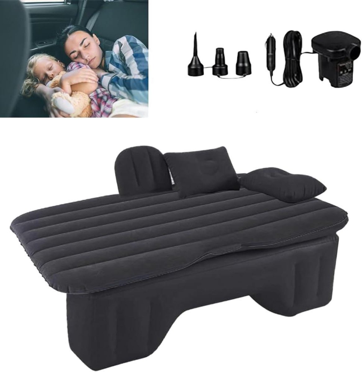 Automatras - Autobed - Comfortabel slapen - Universeel T-vormig - 135 x 70 cm - Zwart