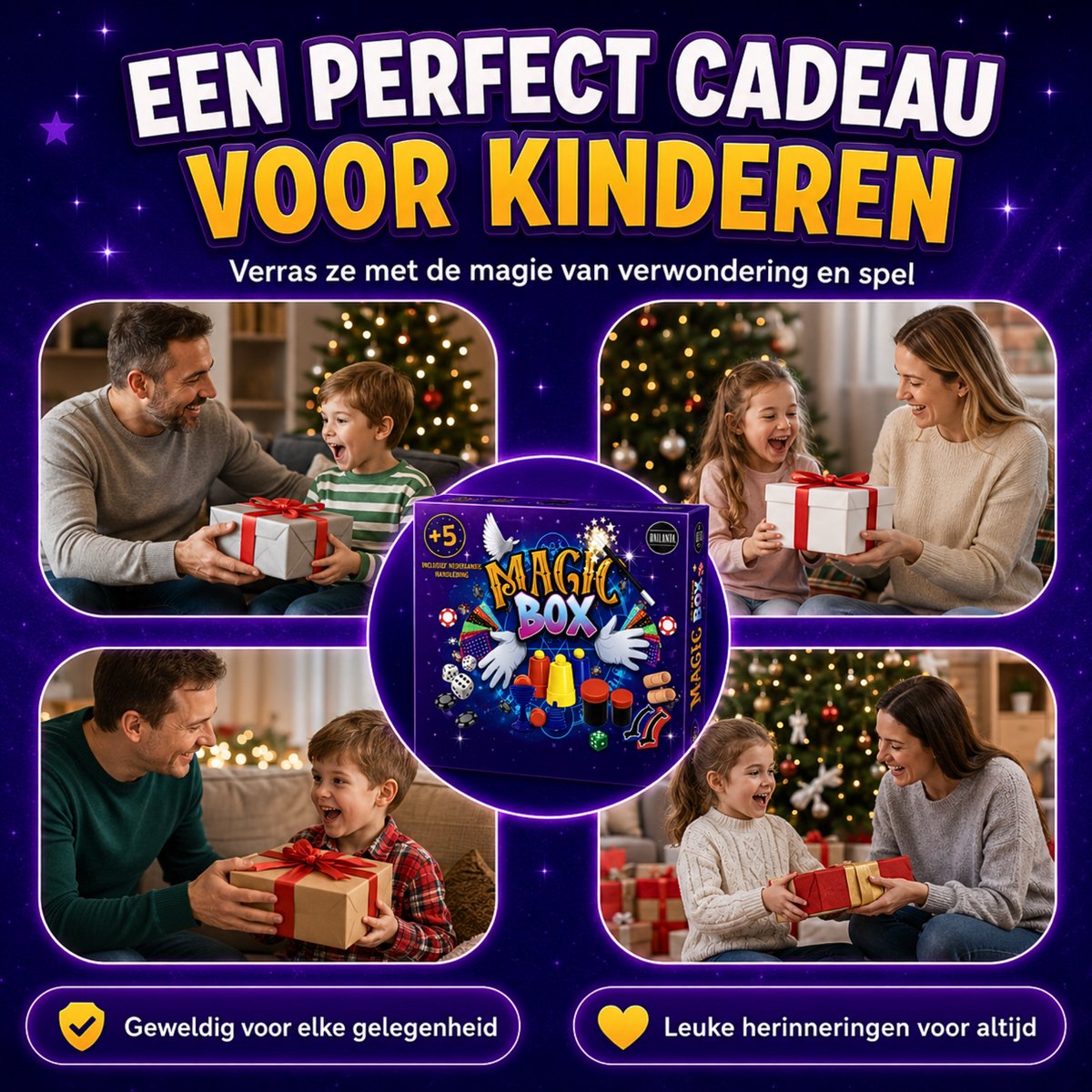 Bailanta® Goocheldoos voor Kinderen – 25 Goocheltrucs & Magic Tricks – Inclusief Nederlandse Handleiding en DVD – Vanaf 5 Jaar — afbeelding 6