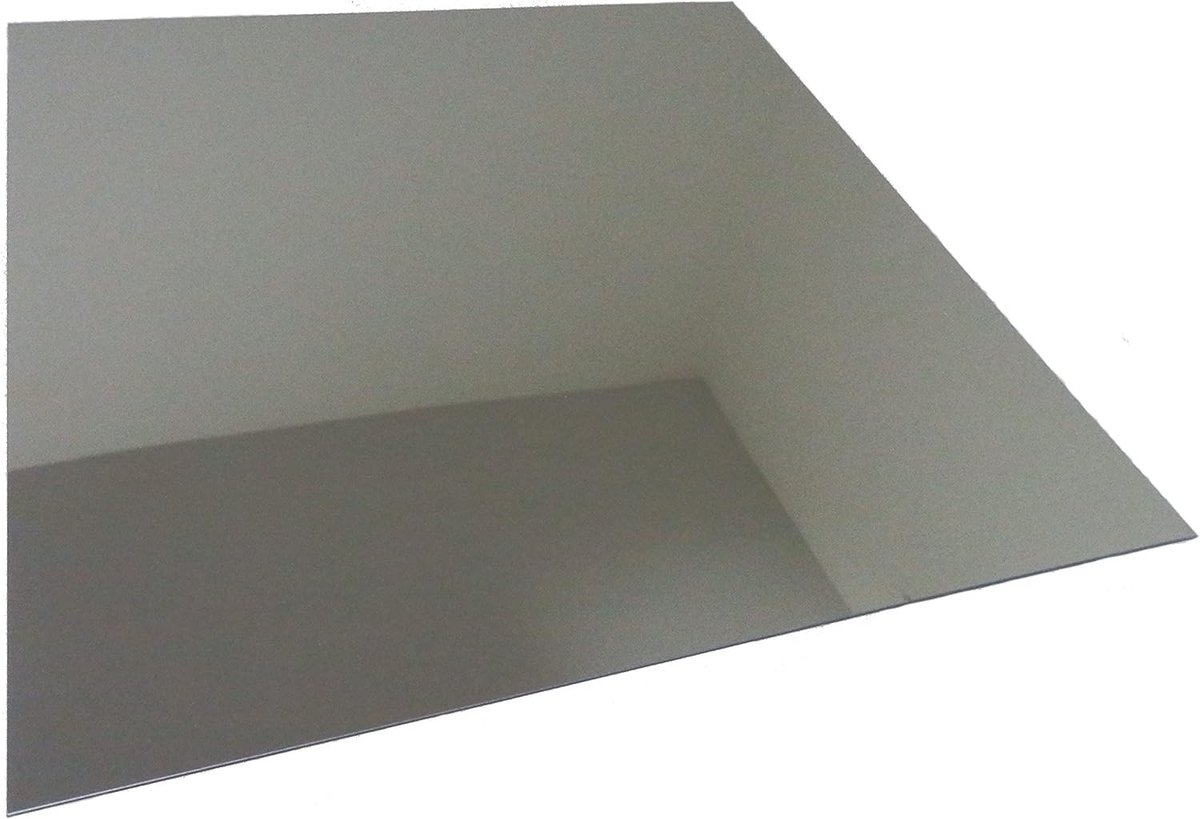 Acrylspiegel - Transparant - 30.3 x 30.3 cm - Krasbestendig en Buigzaam - Voor Slimme Spiegels en Bewaking