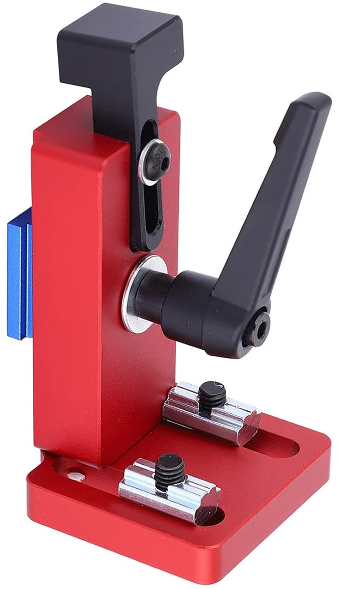 SnelShoppen - T Track Stop T Tracks Houtbewerking Aluminium Legering 45 Type Chute Locator Aluminium Steun Connector Miter Track Stop Houtbewerking Gi