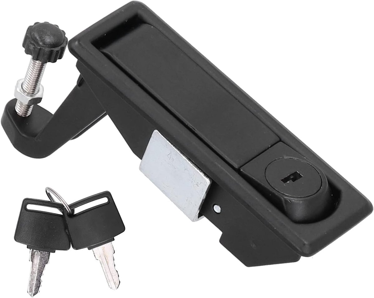 SnelShoppen - Compressie Sluitingen Zinklegering met Verstelbare Hendel en Slotmechanisme voor Caravan, Boot, Toolbox, Kast, Keuken, 1 Stuk