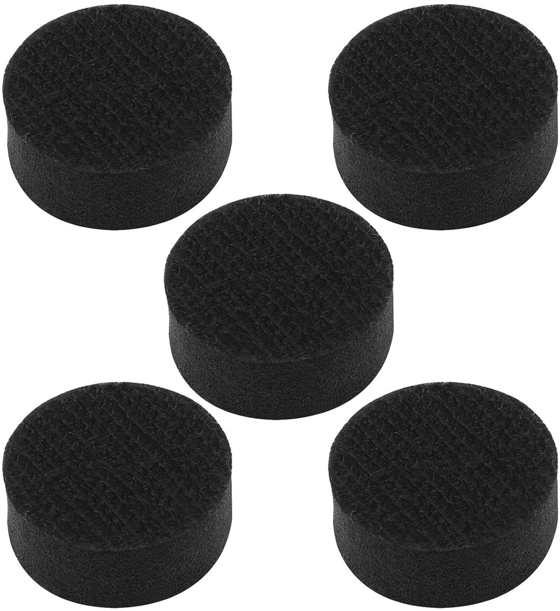 SnelShoppen - 5 Stuks 25mm Zachte Spons Schuurpads Zonder Gaten met Haak en Zachte Schuim Flake Bevestiging - Ideaal voor Diverse Schuurtoepassingen