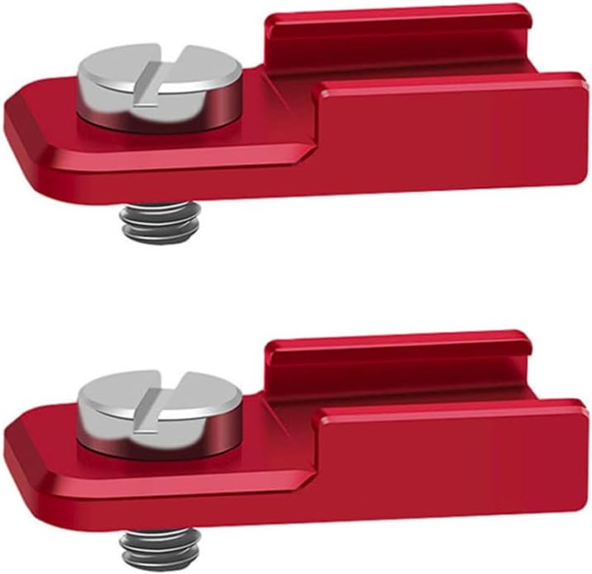 SnelShoppen - Camera Cold Shoe Mount Adapter Hot Shoe Mount Adapter Met 1/4 In Schroefdraad Metaal Cold Shoe Mount Uitbreidingsbeugel Voor Vullichten