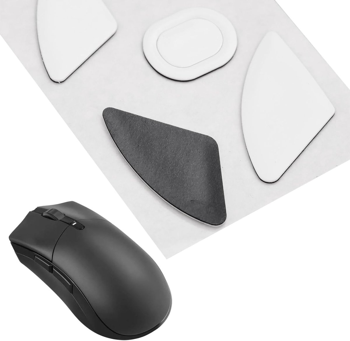 SnelShoppen - 2 Set Muismatten Voetjes PTFE Voor Corsair Saber Pro RGB Pro Draadloos - Ultra Lage Wrijving - Wit - Voor Gaming en Werk