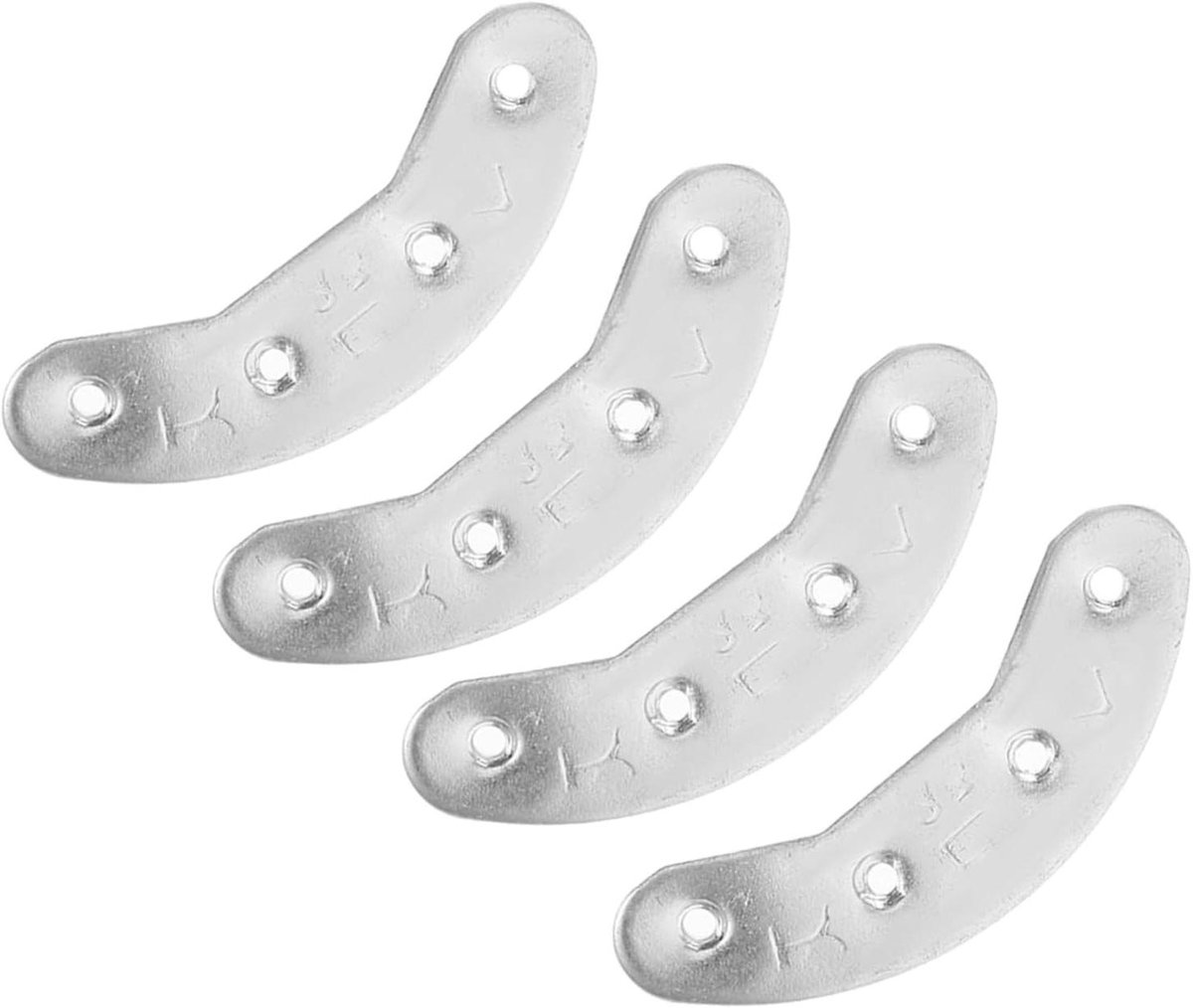 Hielbeschermers Schoenen - Zool Reparatie Pads - Schoenen Beschermen - Slijtvast Metaal - 47 cm - Zilver