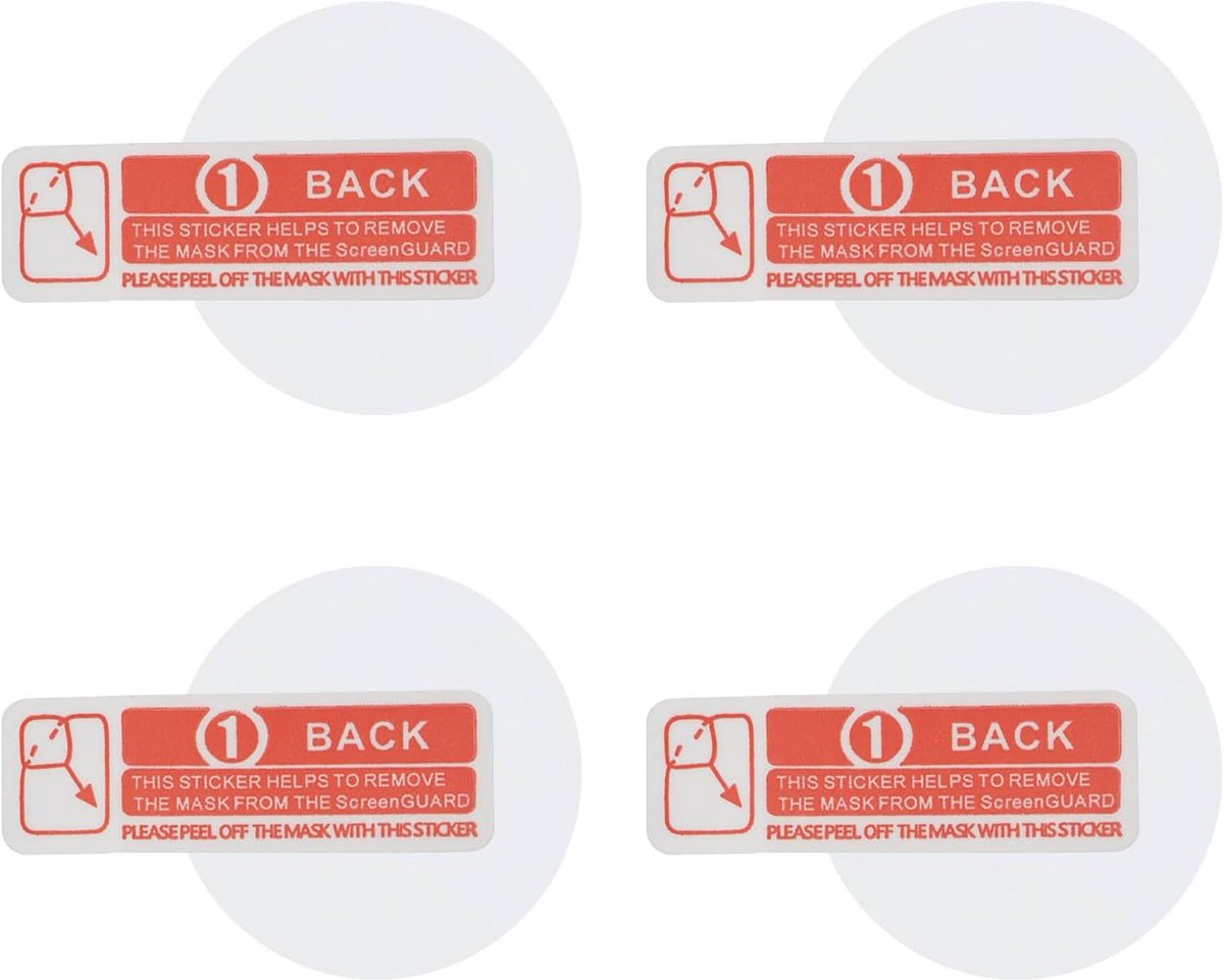 SnelShoppen - 4 Stuks Onzichtbare TPU Drukknopfilm Auto Motor Start Stop Knop Sticker Beschermfolie Accessoires Voor Audi en BMW