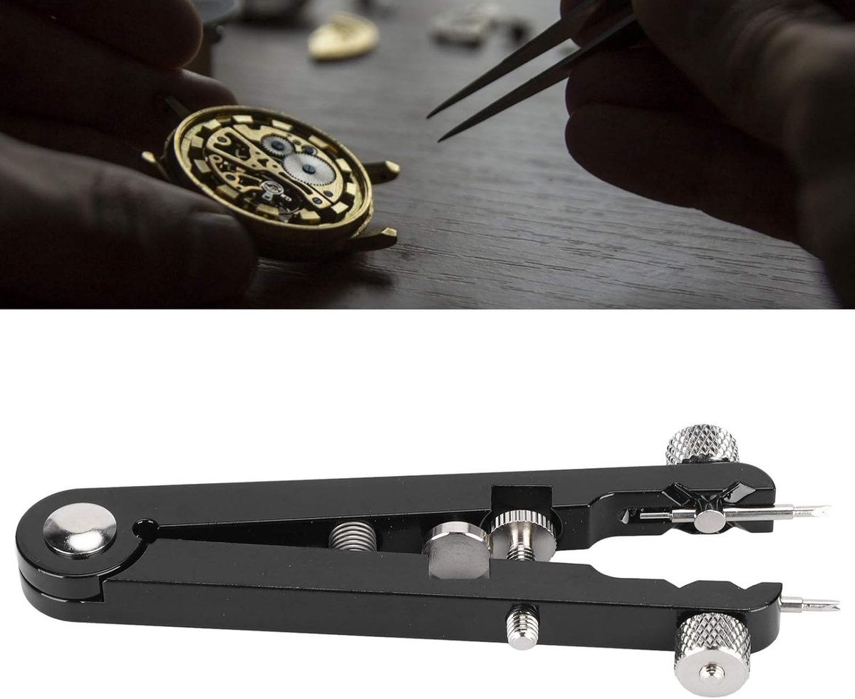 SnelShoppen - Horloge Veerpen Tang, V-Type Horlogeband Veerpen, 8 Pinnen Horlogeband Verwijder Tool, Voor Horloge Armbanden Reparatie Kit
