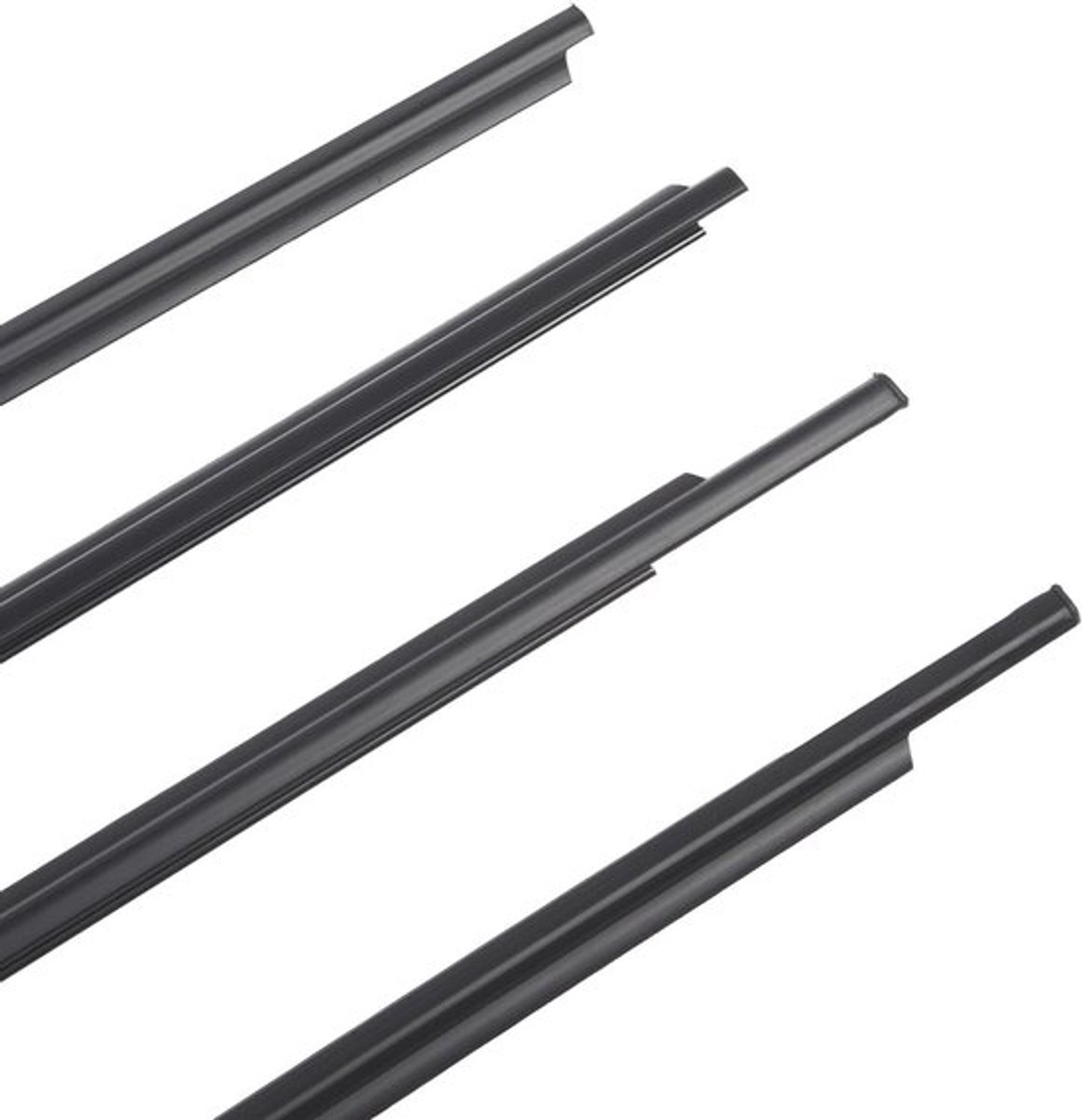 4 Stuks Auto Raam Weerstrip Seal Band Vervanging voor Toyota Land Cruiser Prado 120 Series 2003-2009 - Waterdicht, Geluidsisolatie, Duurzaam