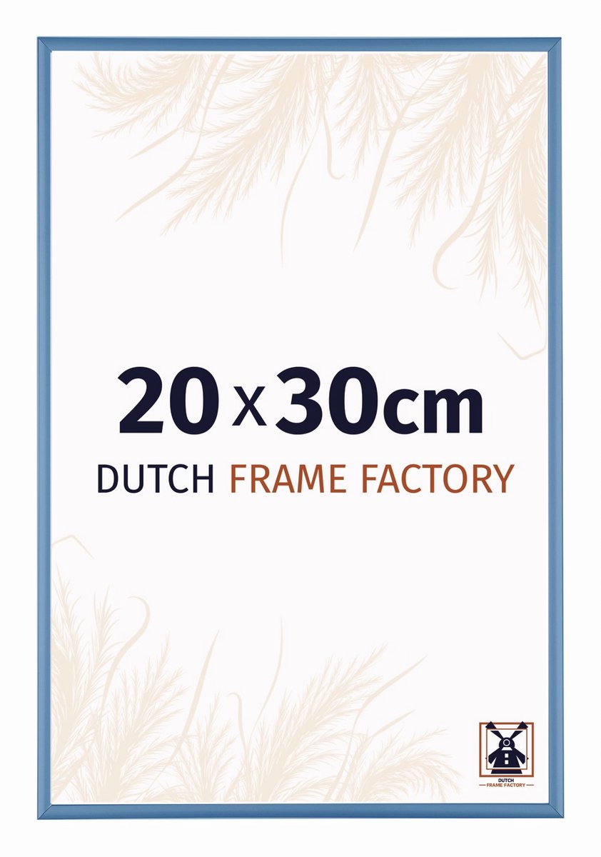 Fotolijst 20x30 cm - Aluminium - Staal Blauw - Kampen