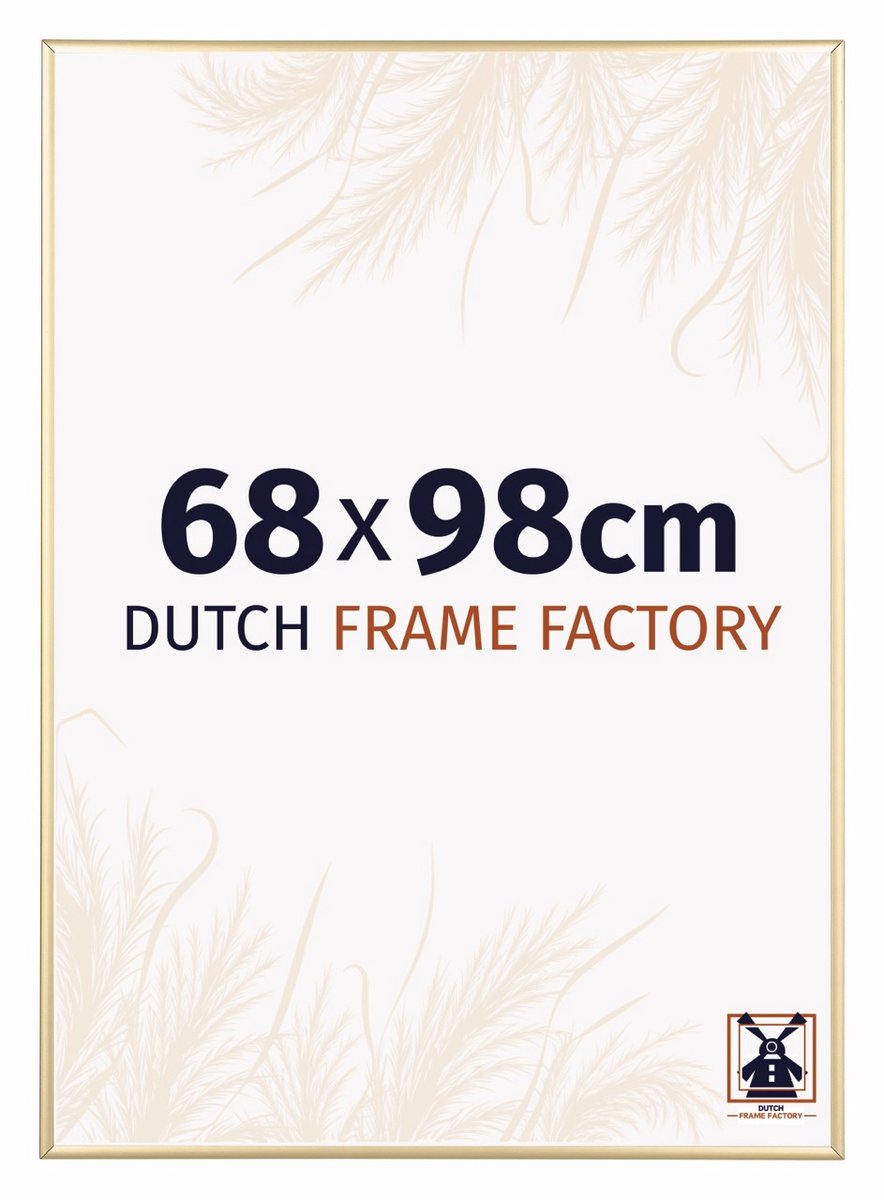 Dutch Frame Factory Fotolijst 68x98 cm - Aluminium - Goud - Kampen