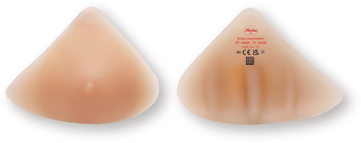 Anita borstprothese Active Asymmetric 1084 L/R - Maat 115 - l/r R