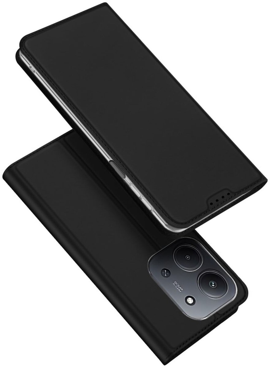 Dux Ducis Skin Pro Hoesje Geschikt voor Xiaomi Redmi 15C | Book Case met Pasjeshouder | Portemonnee | Standaard | Zwart