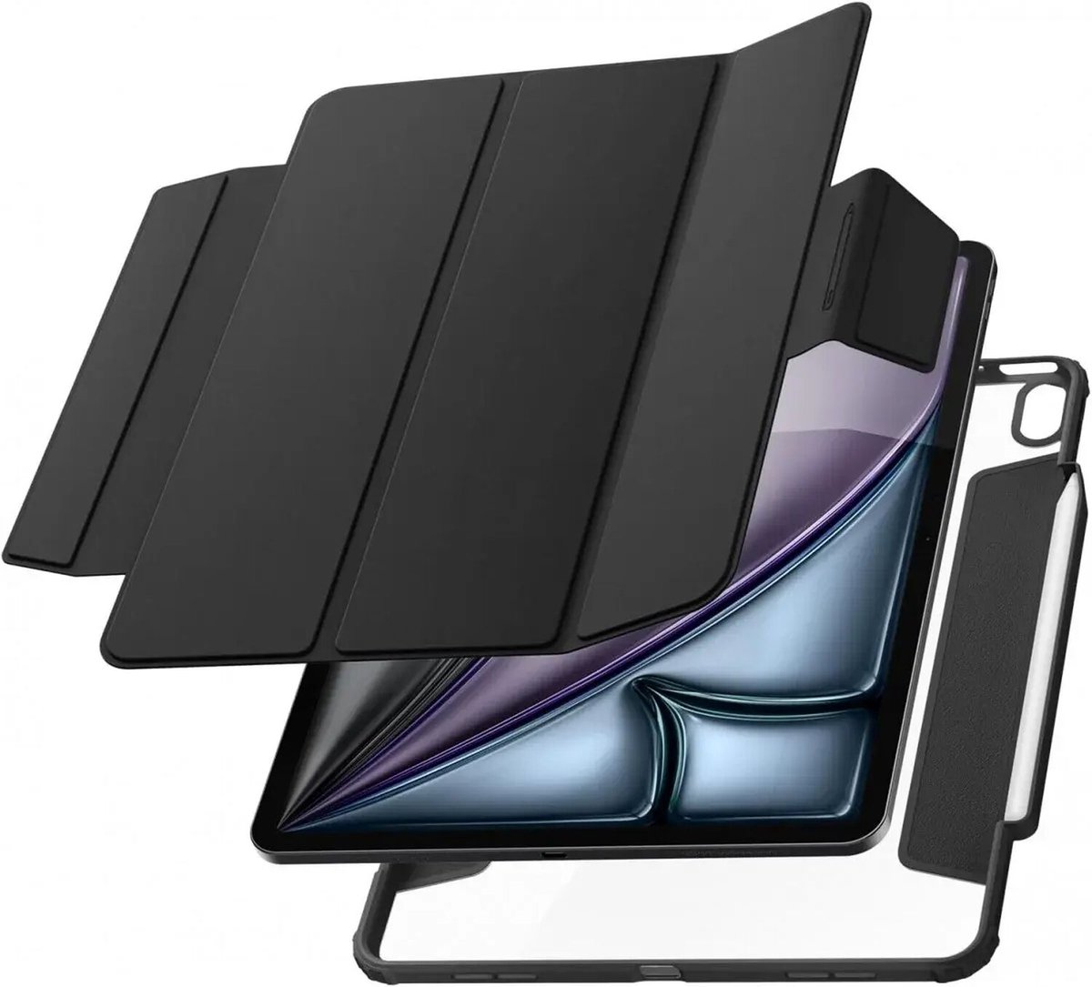 Spigen Air Skin Pro iPad Air 11 (24/25/26) / Air 10.9 (22/20) Book Case Zwart