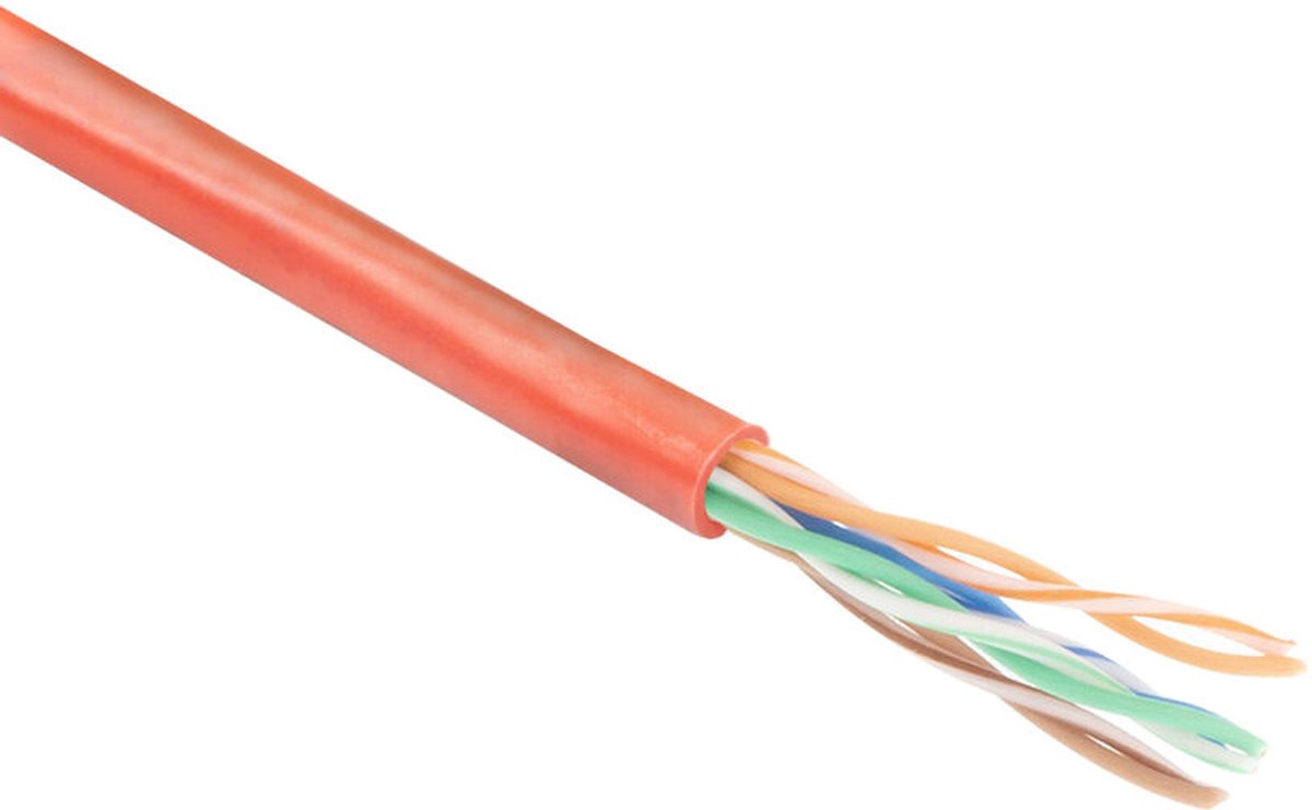 ACT EP550H CAT5E U/UTP Patchkabel Soepel Rood - 100 meter